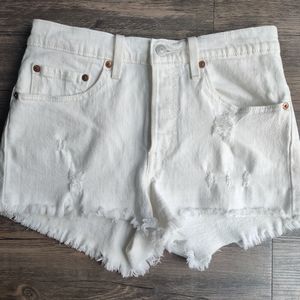 Levi's 501 Shorts White Size 26